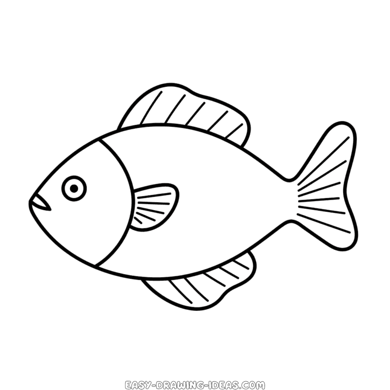 Fish easy drawing | Easy Drawing Ideas