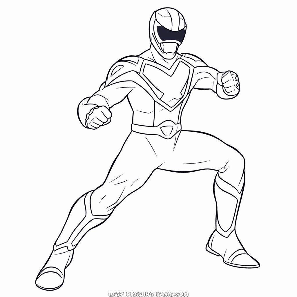 Details more than 135 power rangers drawing latest