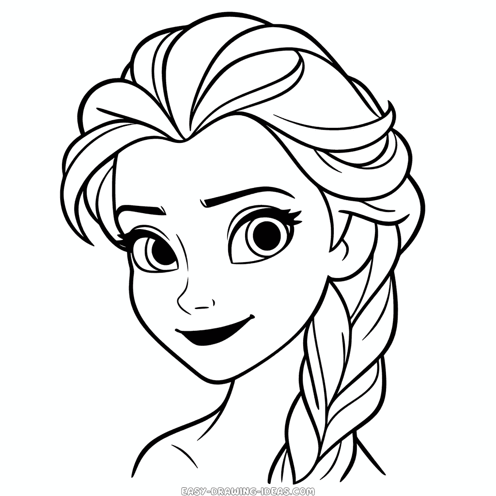 How To Draw Elsa Frozen 2 | Disney Princess Drawing | Easy Step by Step -  YouTube