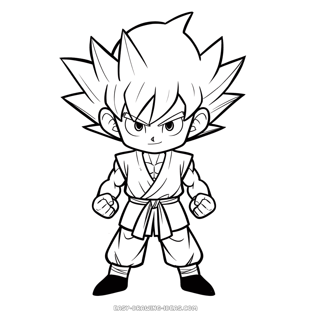 Quick SSJ3 Goku drawing by me : r/dbz