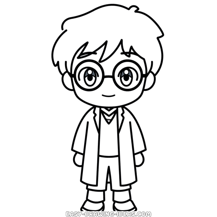 Harry Potter easy drawing | Easy Drawing Ideas