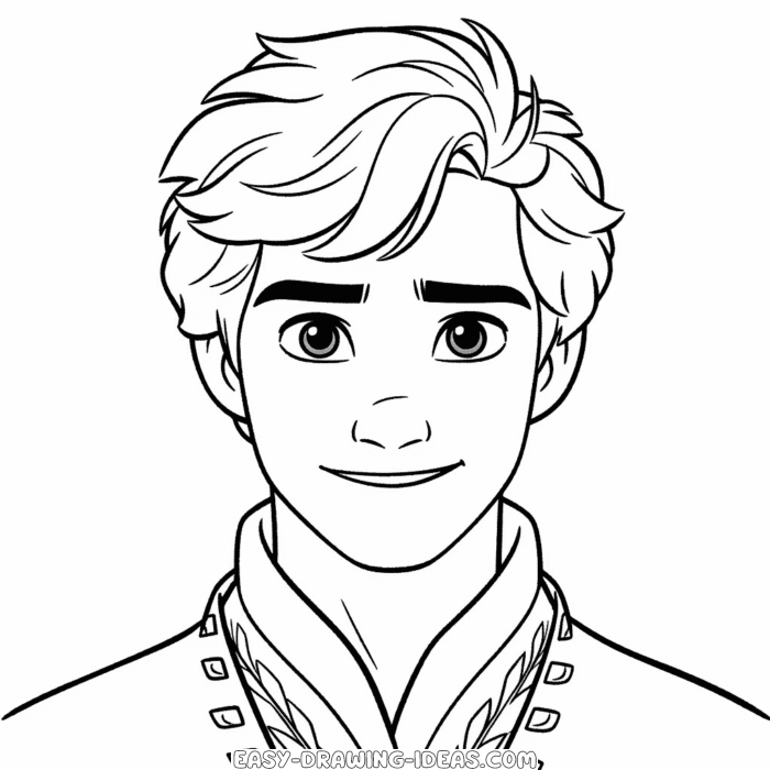 Kristoff Frozen easy drawing | Easy Drawing Ideas